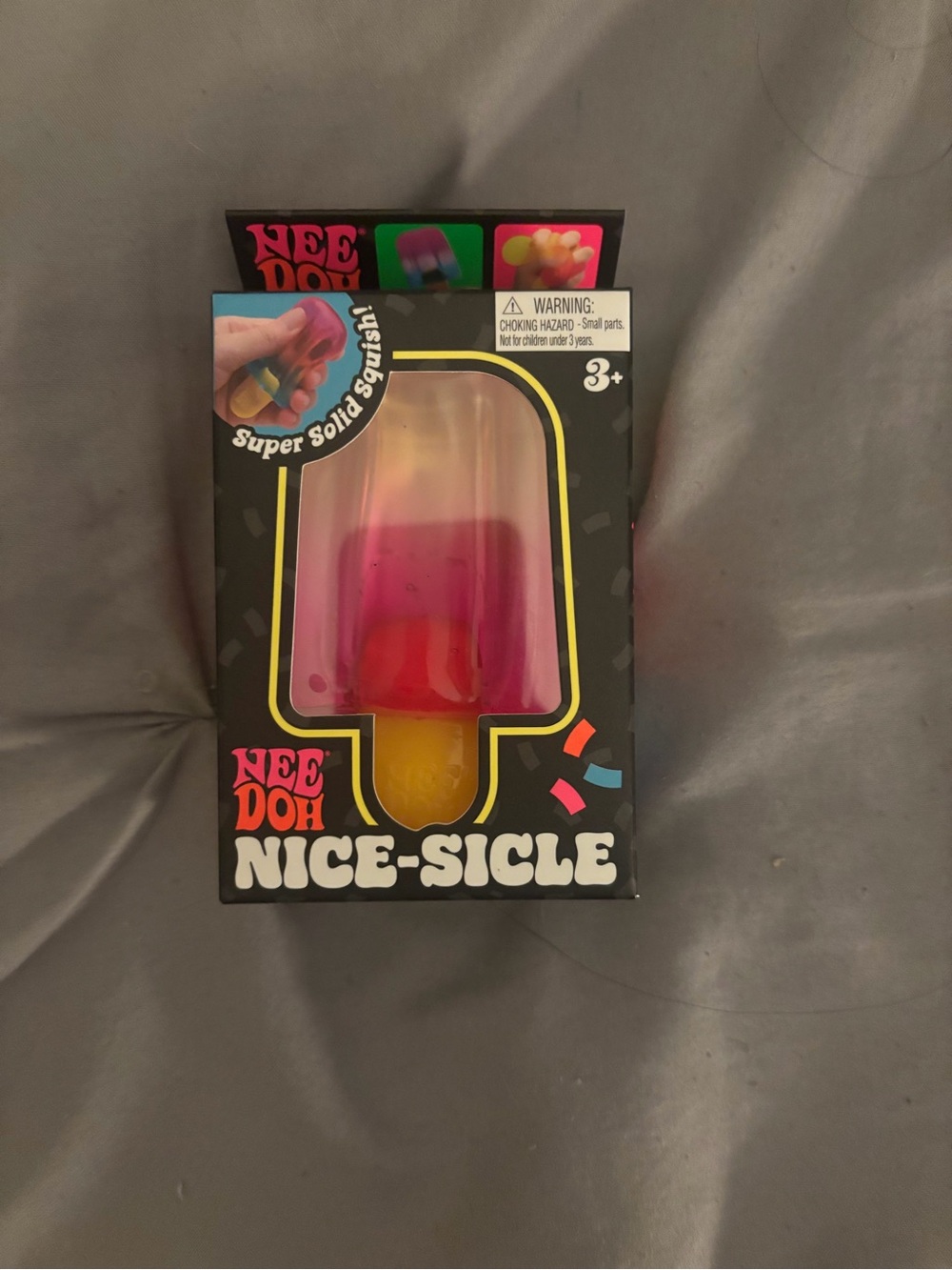 Nice-Sicle Popsicle Stress Toy - Pink & Yellow